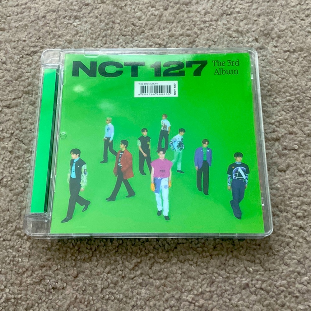 NCT 127 Sticker jewel case kpop album